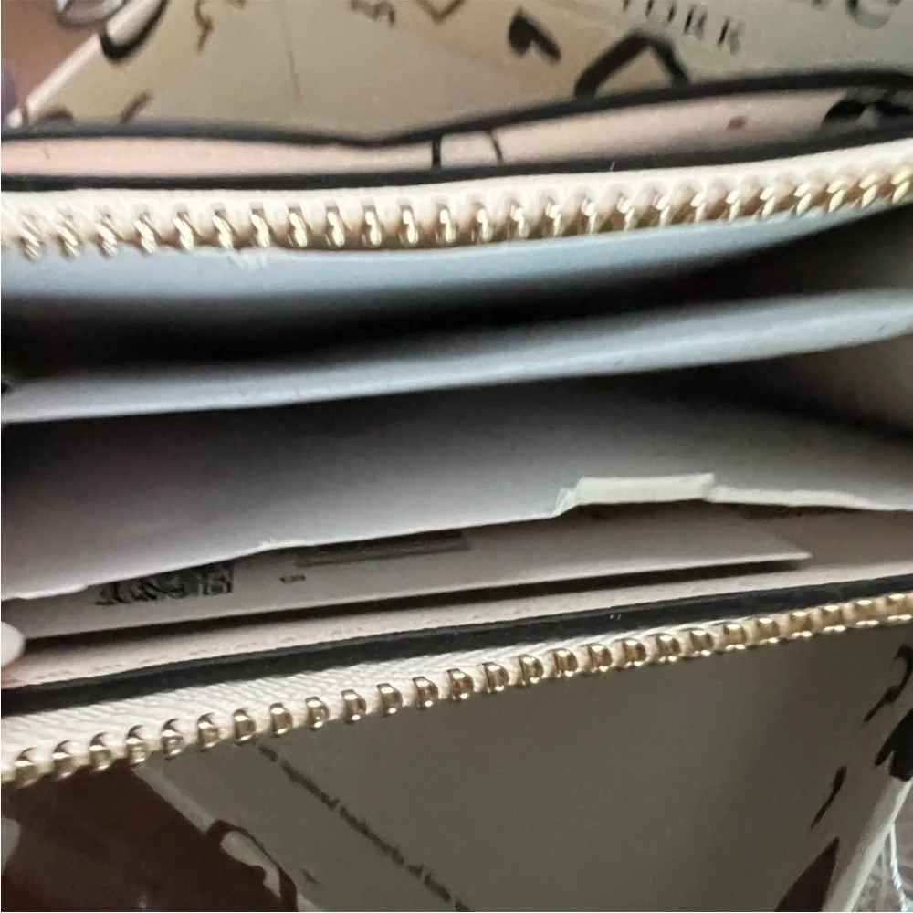 Kate Spade Staci Scribble Heart Boxed Wallet Card Set NWT!